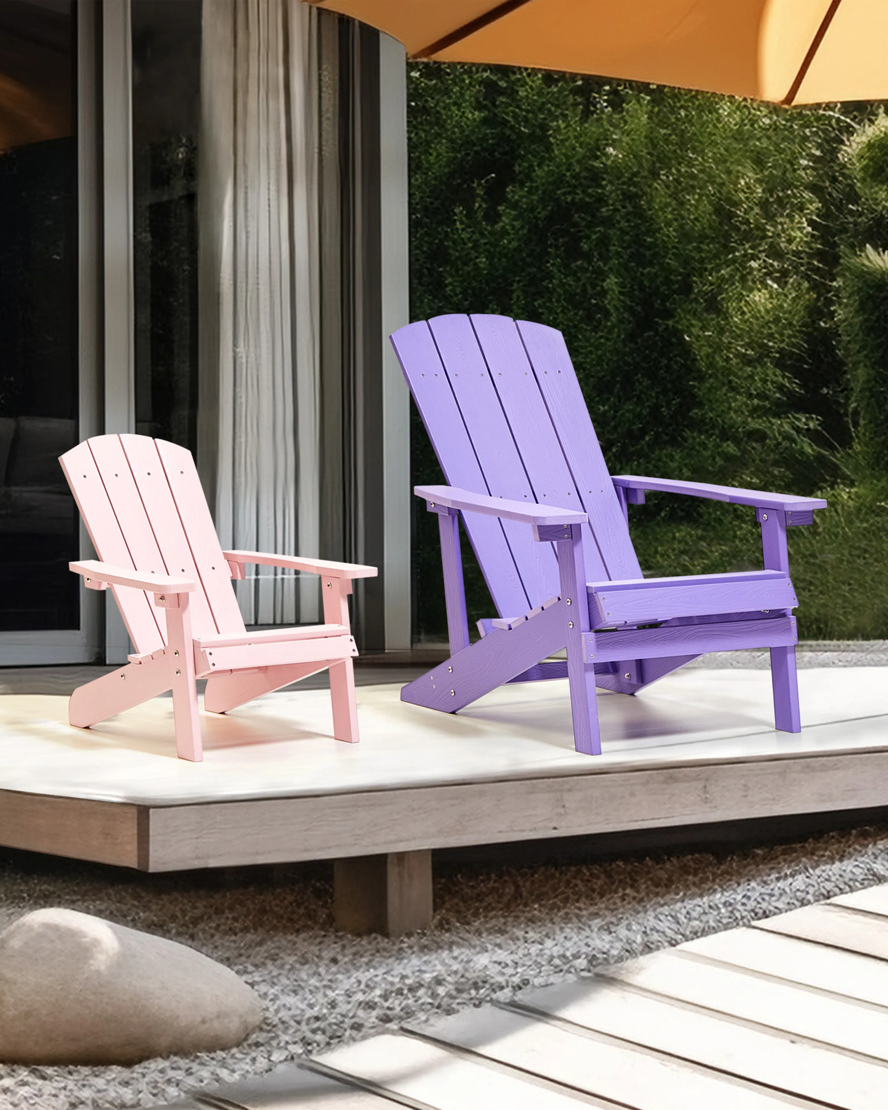 Tuinstoel ADIRONDACK Paars