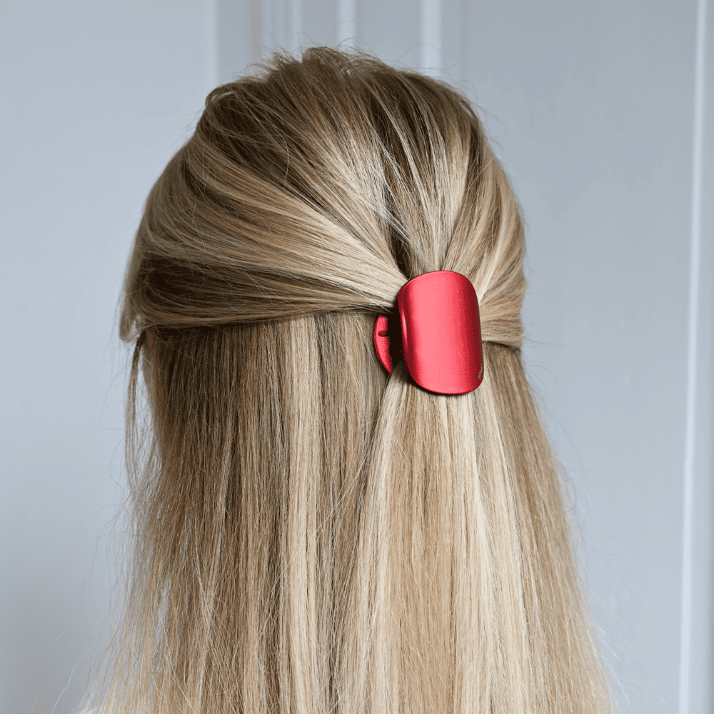 Pince Plate Ronde Rouge Vermillon
