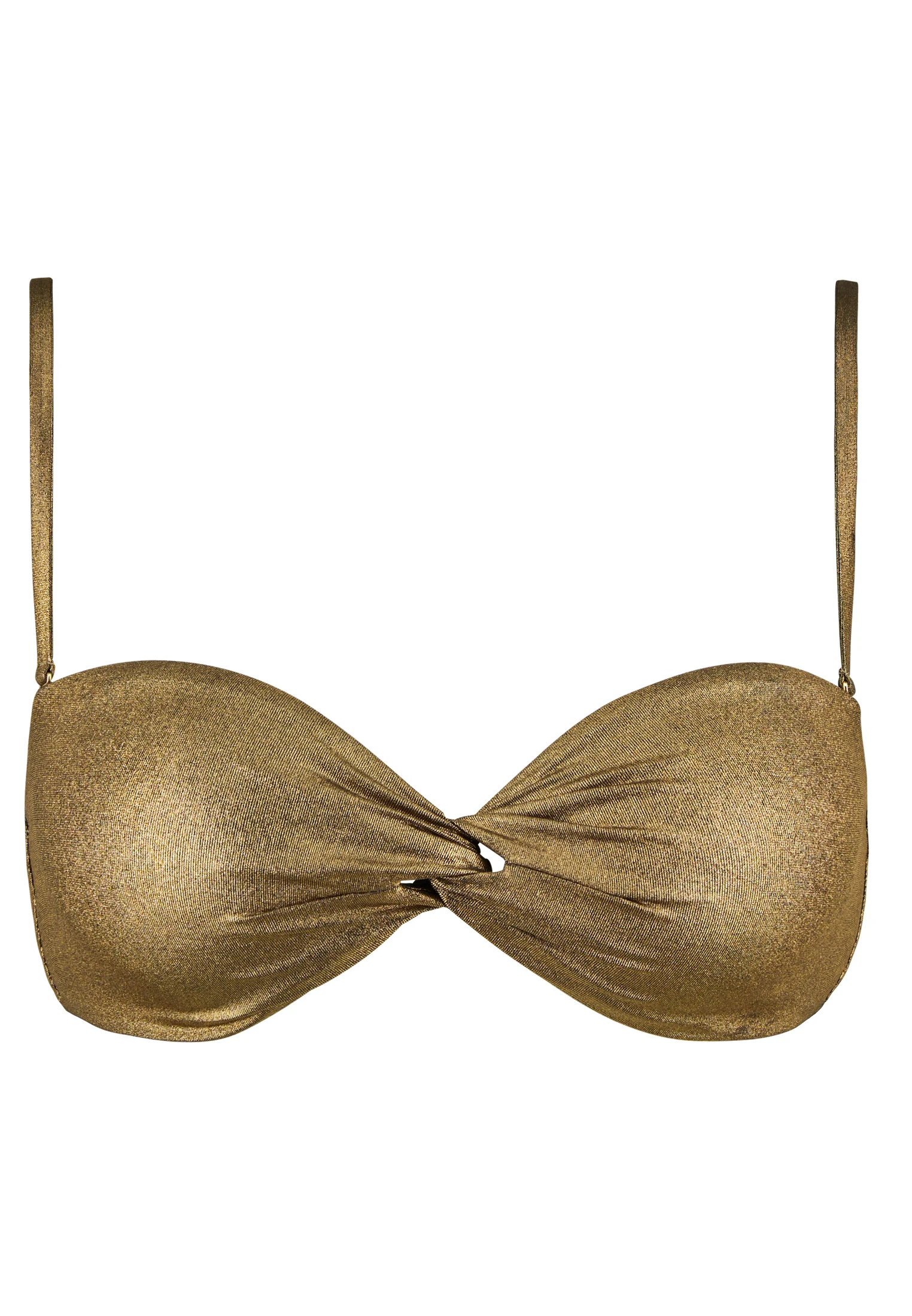 SUNLIGHT GLOW - Haut de maillot de bain bandeau | Doré
