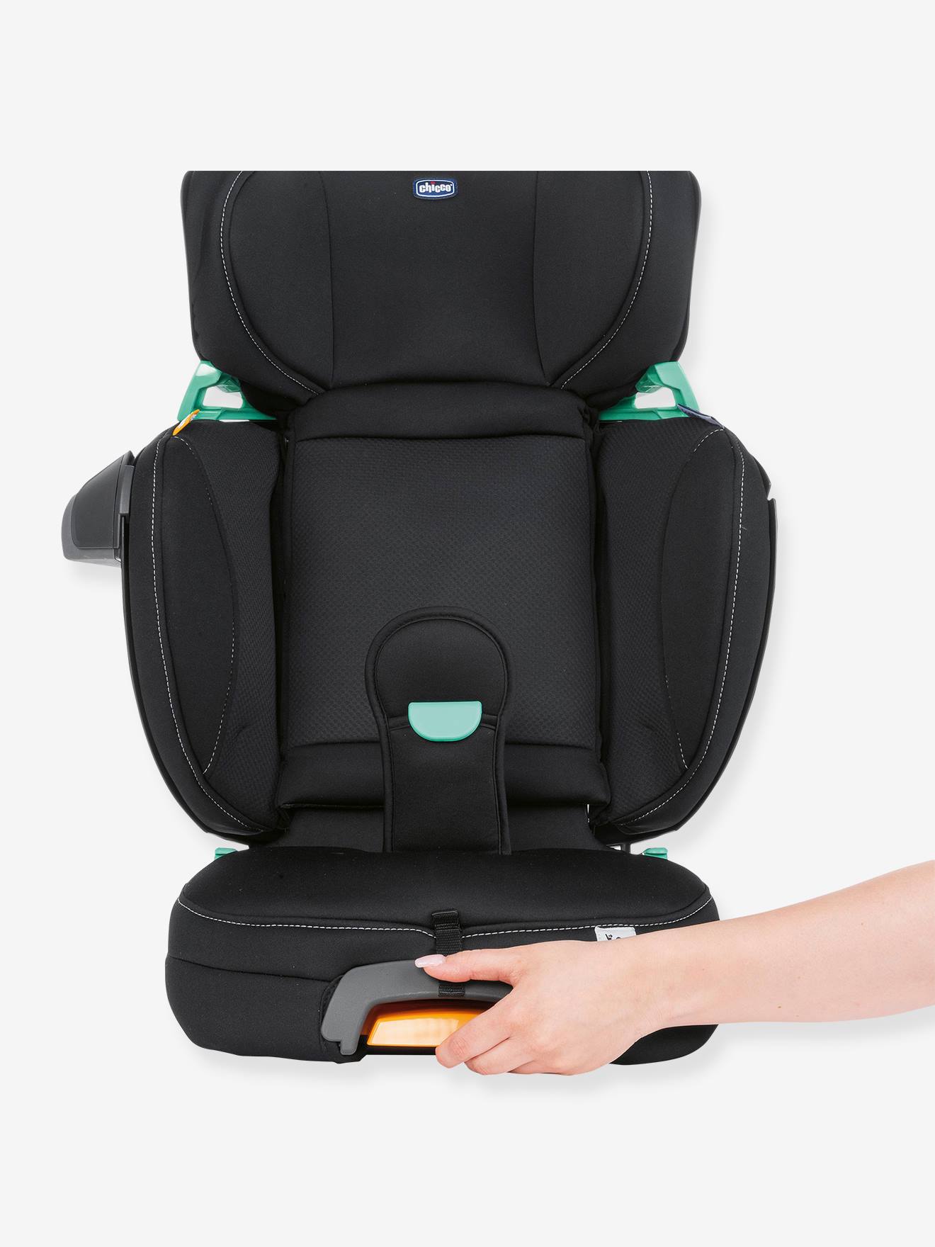 Cadeira auto dobrável Chicco Fold&Go i-Size, preta lisa