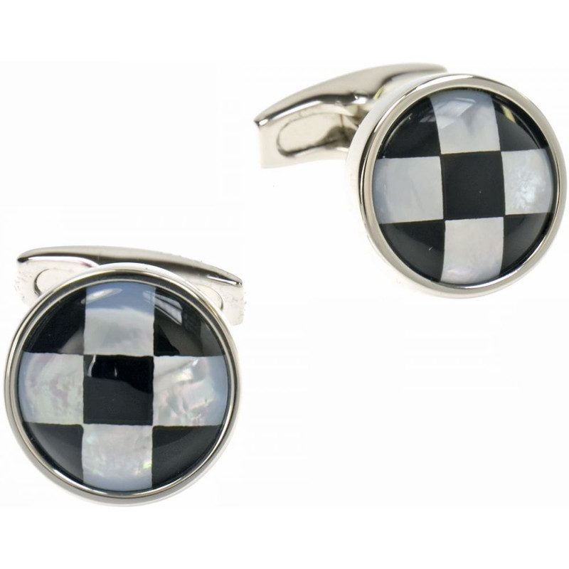 Boutons de manchette, Damier Circulaire