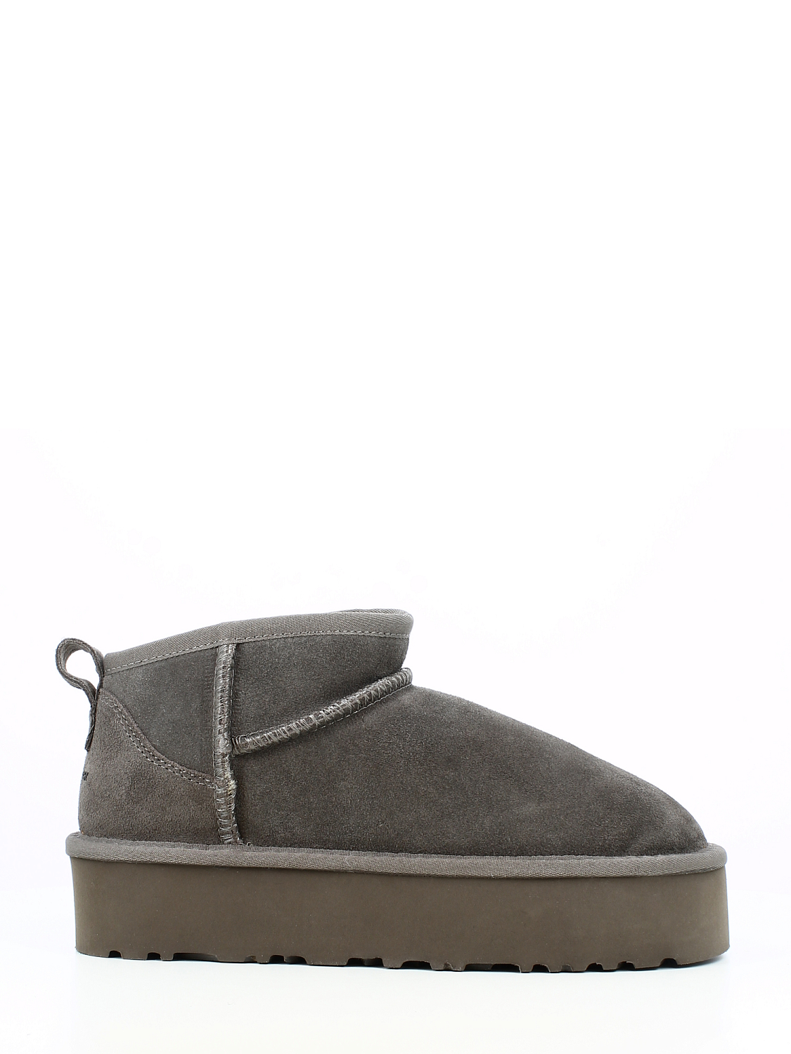 Rugged Gear Platform wool suede water resistant stone
