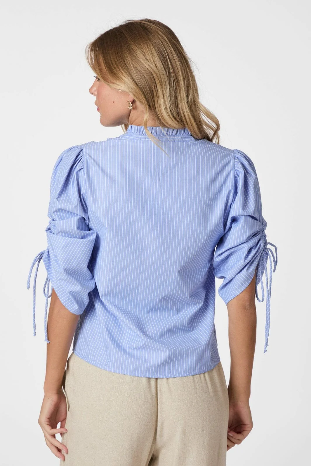 Neo Noir Ratta Stripe Blouse 166143