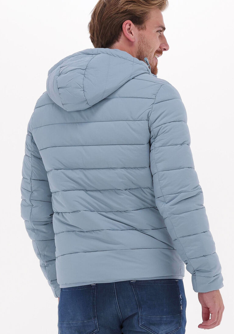 LYLE & SCOTT lichtblauwe lyle & scott gewatteerde jas lightweight puffer jacket