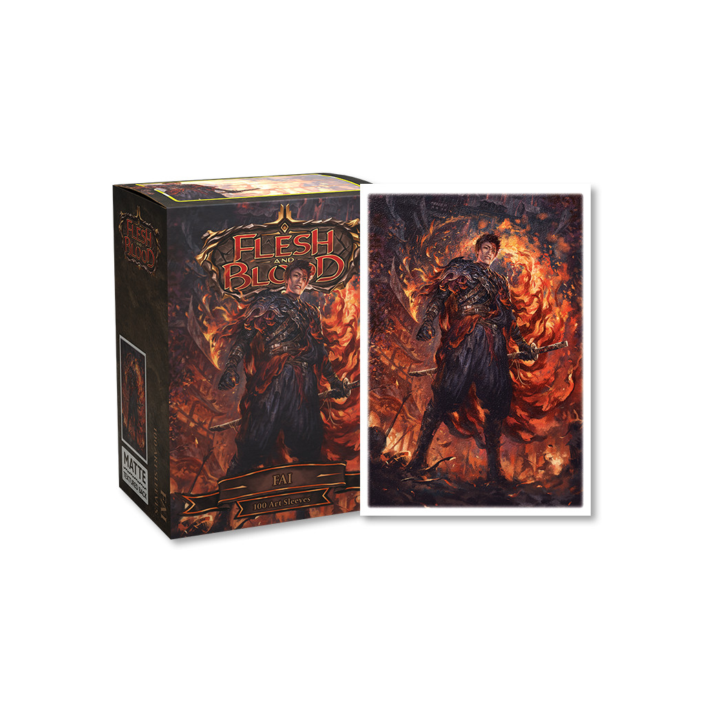 Dragon Shield - 100 Flesh & Blood Matte Art Sleeves - Fai