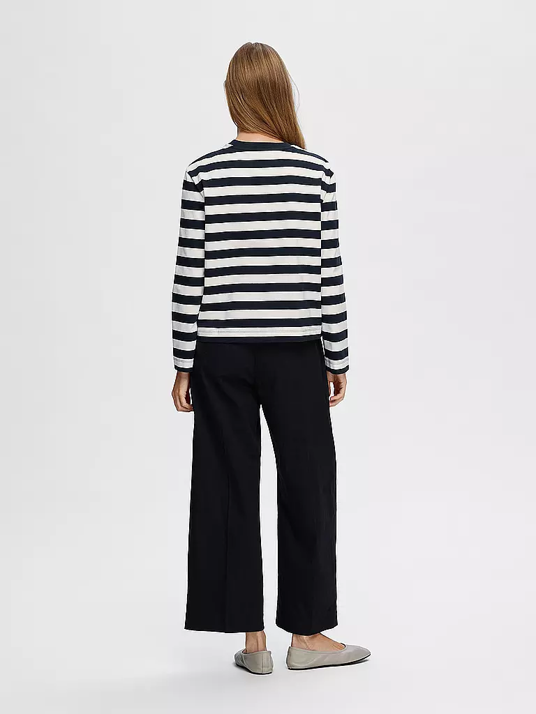 SELECTED FEMME Langarmshirt SLFESSENTIAL dunkelblau