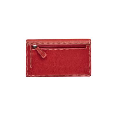 Porte-monnaie accordéon Dakota - rouge - label M