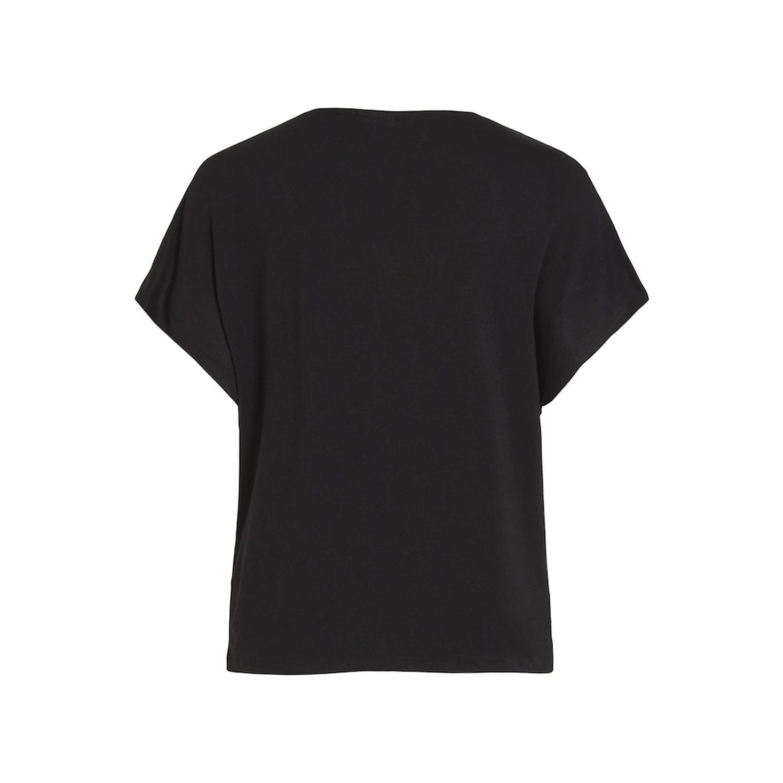 Vila VIELLETTE V-NECK S/S SATIN TOP