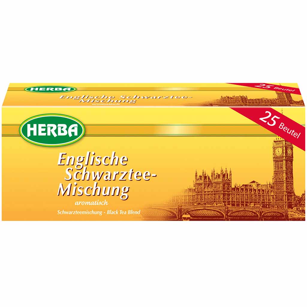 Herba Tee Englische Schwarztee Mischung 25 Beutel 37,5g MHD:30.10.28