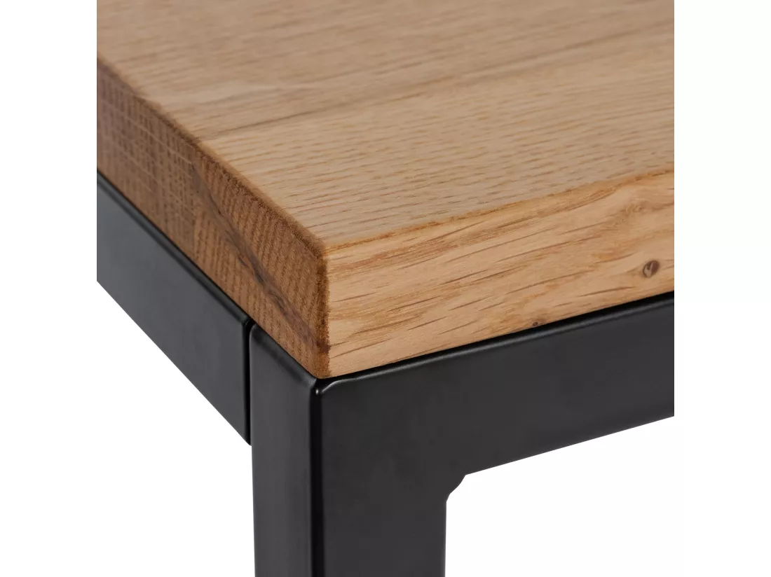Table d'appoint - carré - Bois - 100 x 45 cm - Chêne - Manteo
