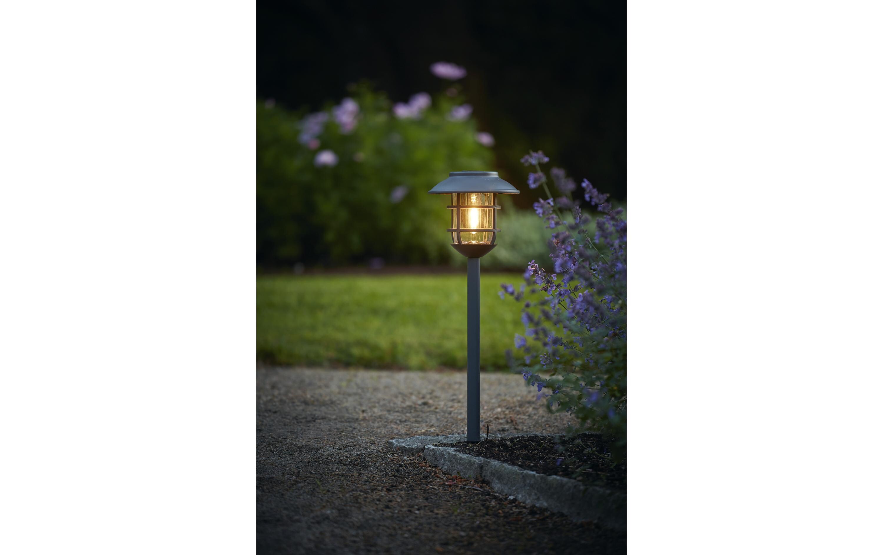 Gartenlicht Solar Filippa, GraphiteDekorative Solar Wegeleuchte