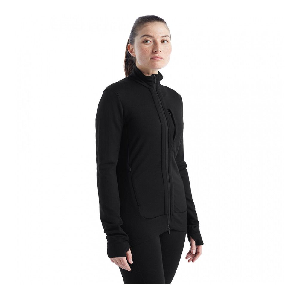 Icebreaker QUANTUM III - Sweat Femme black