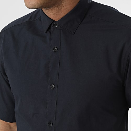 Chemise A Manches Courtes Sane Bleu Marine