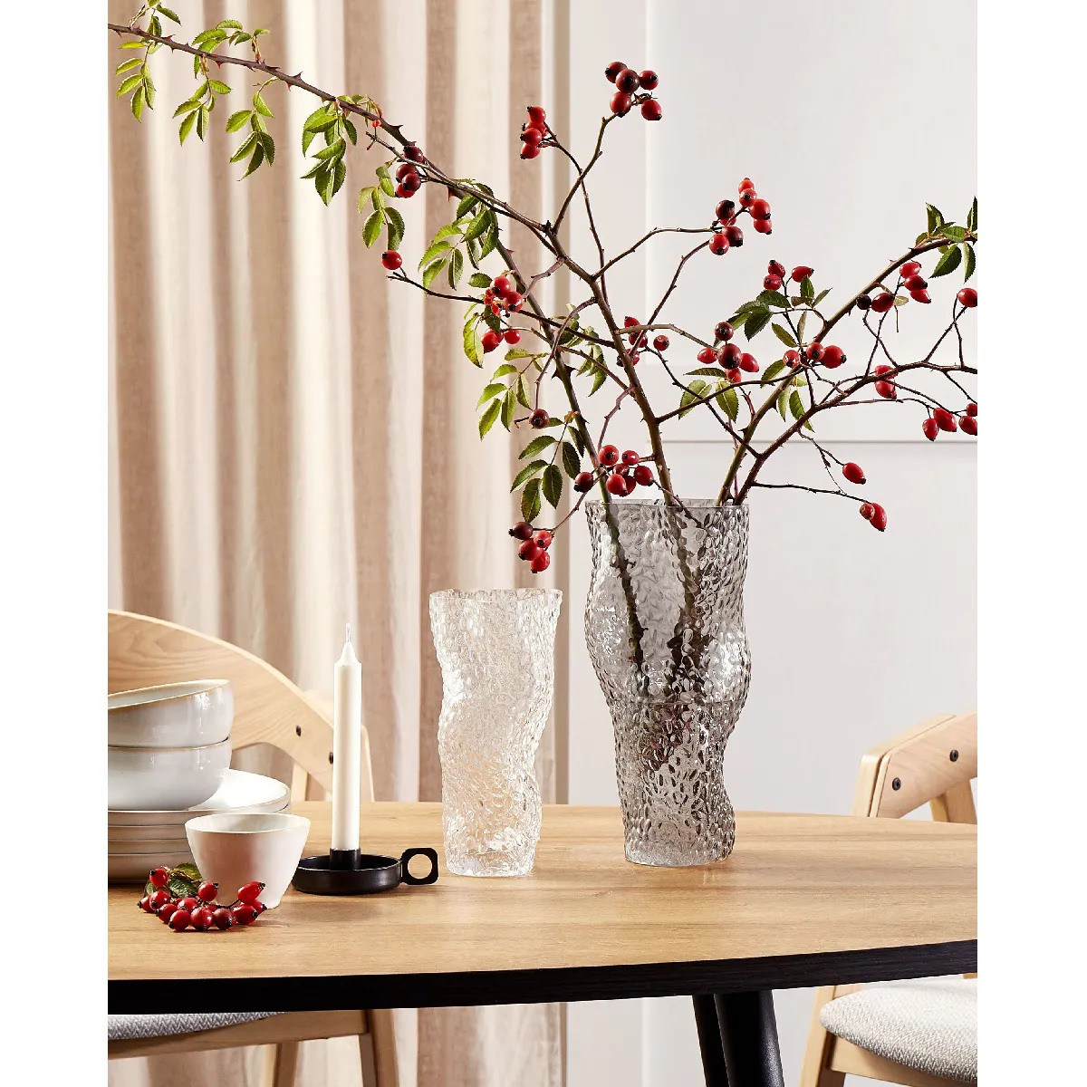 Beliani Vase à fleurs ELATOS