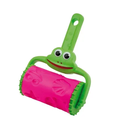 Happy People Sand-Stempelroller mit lustigem Gesicht, sortiert
