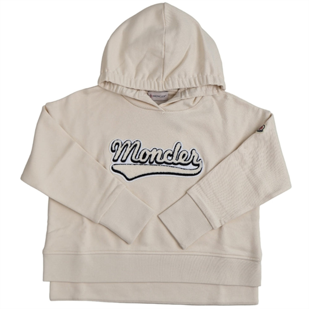 Hoodie Sweater Offwhite - Moncler → Luksusbaby.dk