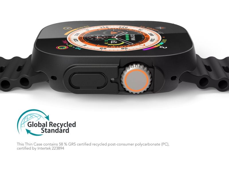 Vonmählen Displayschutz Thin Apple Watch Ultra Black Displayschutz für die Apple Watch Ultra