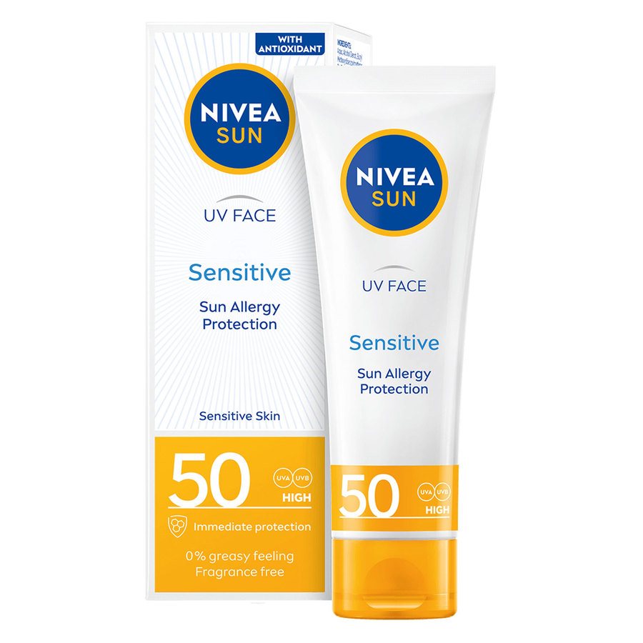 NIVEA Sun UV Face Sensitive Cream SPF50 50ml