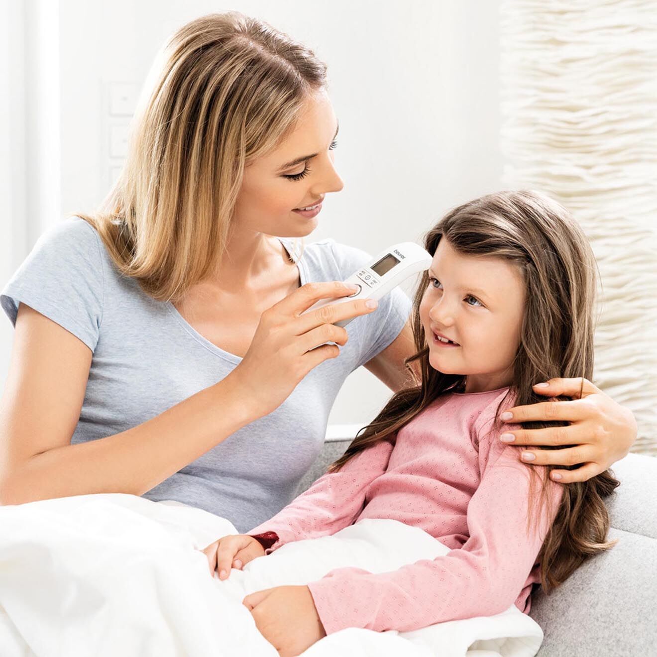 Beurer Thermomètre sans contact connecté blanc