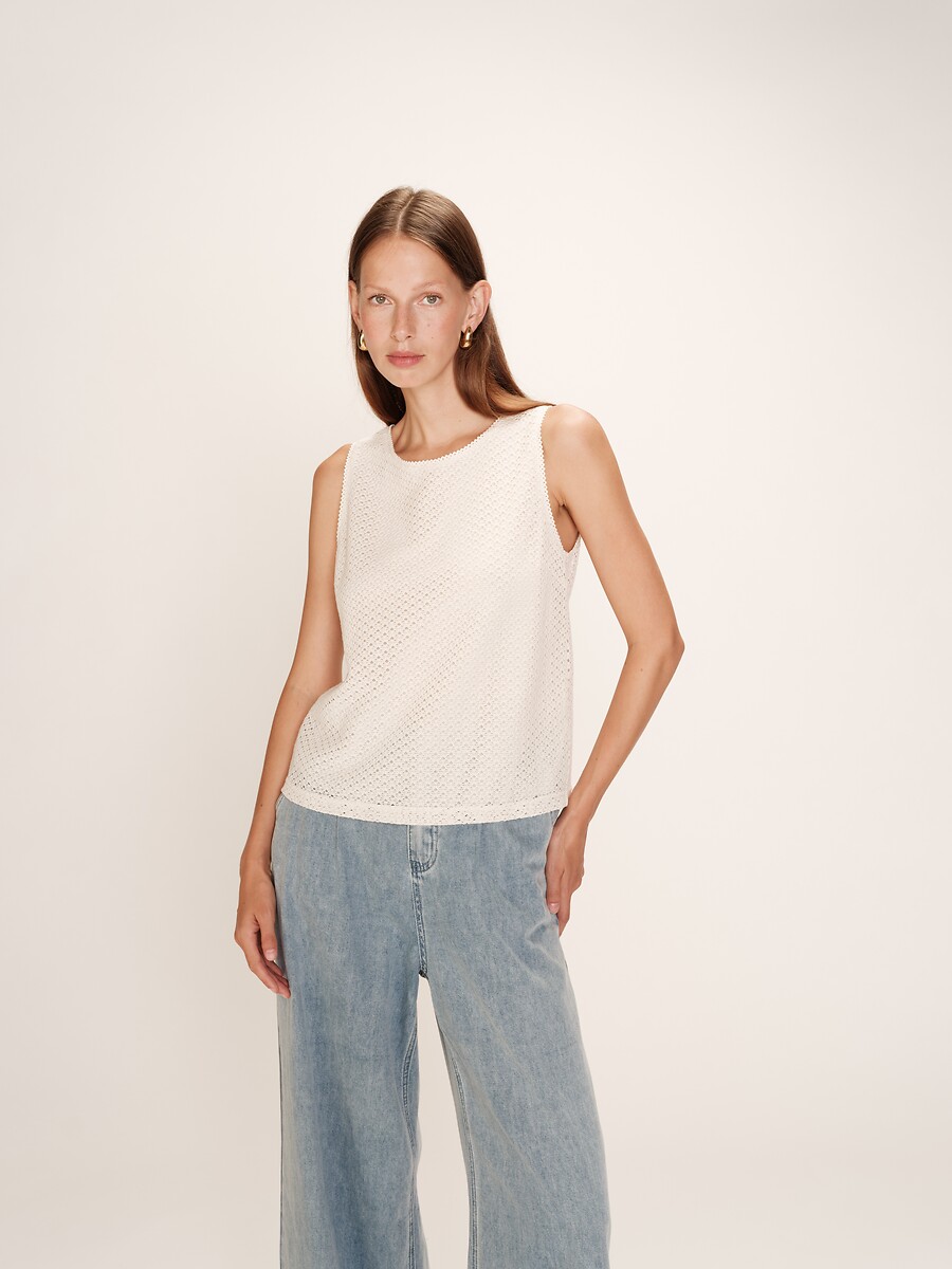 GRACE & MILA<br>Top de renda RITUAL
