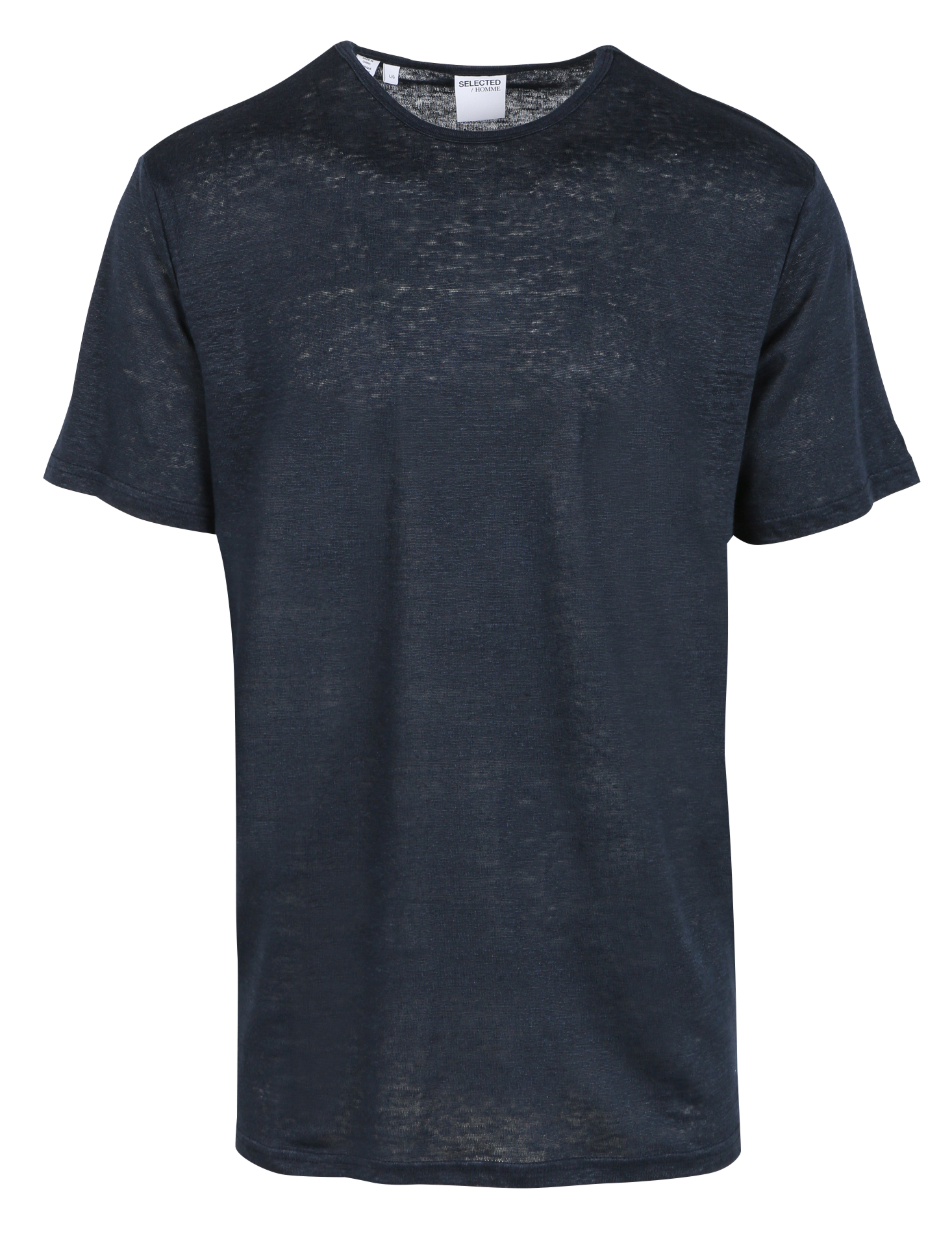 BET - Tee-shirt col rond en lin| Bleu