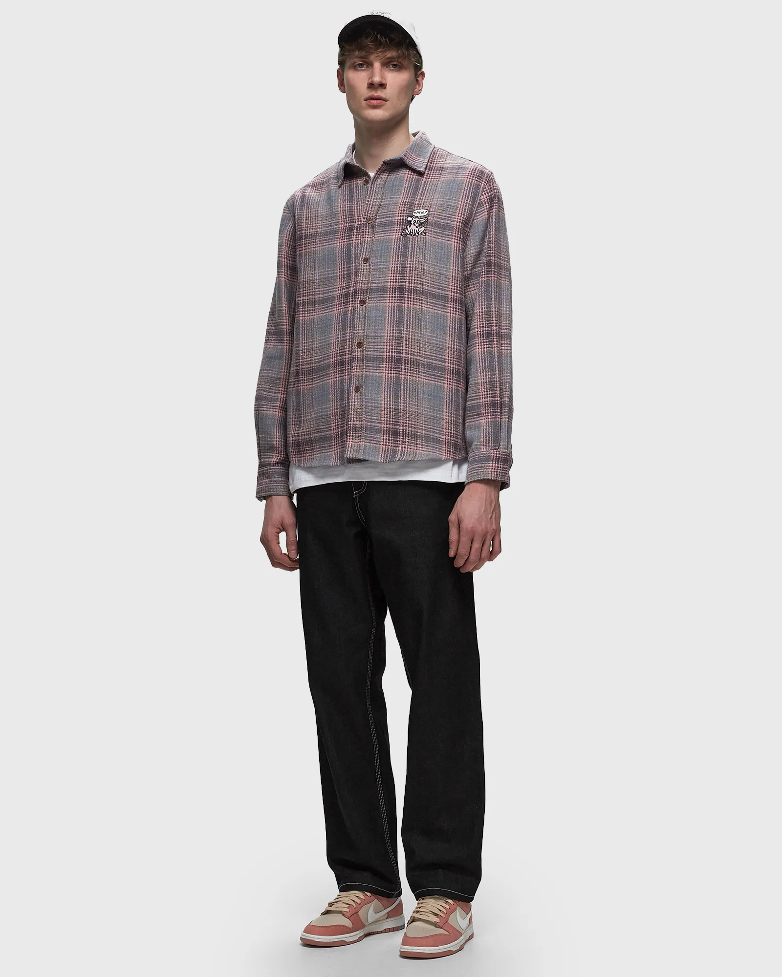 Camisa de flanela com estampa de roedor da Butter Goods