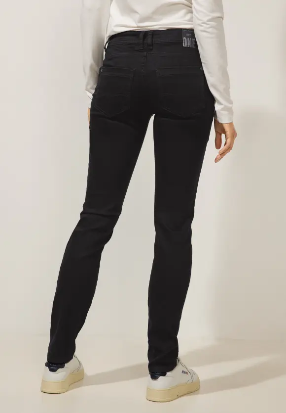Dunkle Casual Fit Jeans - deep black