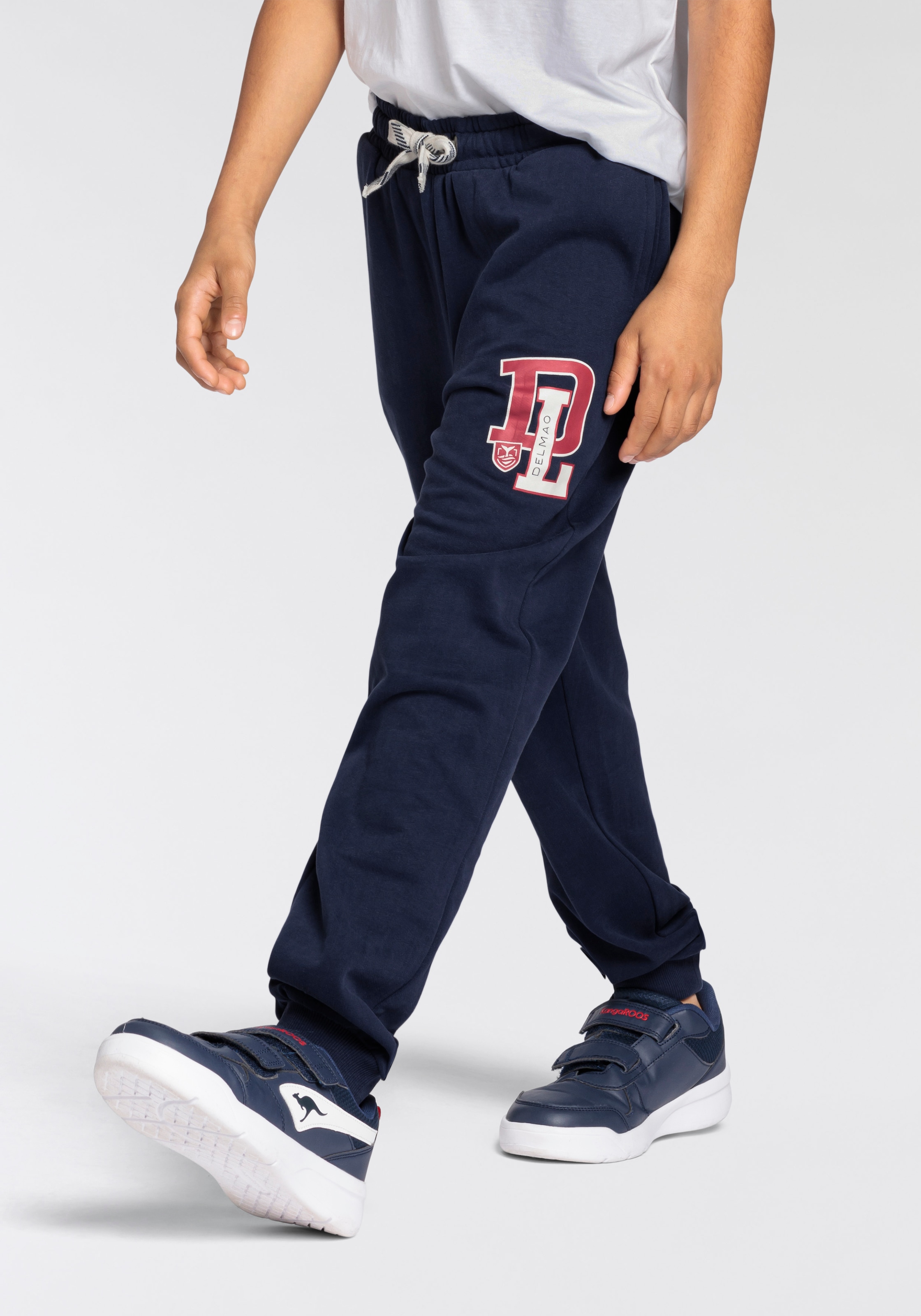 DELMAO Sweathose »Jogginghose mit Logo-Print«  , mit Logo-Print
