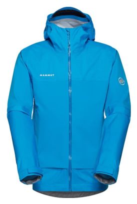 Veste Imperméable Mammut Ducan Guide Hs Hooded Bleu Homme
