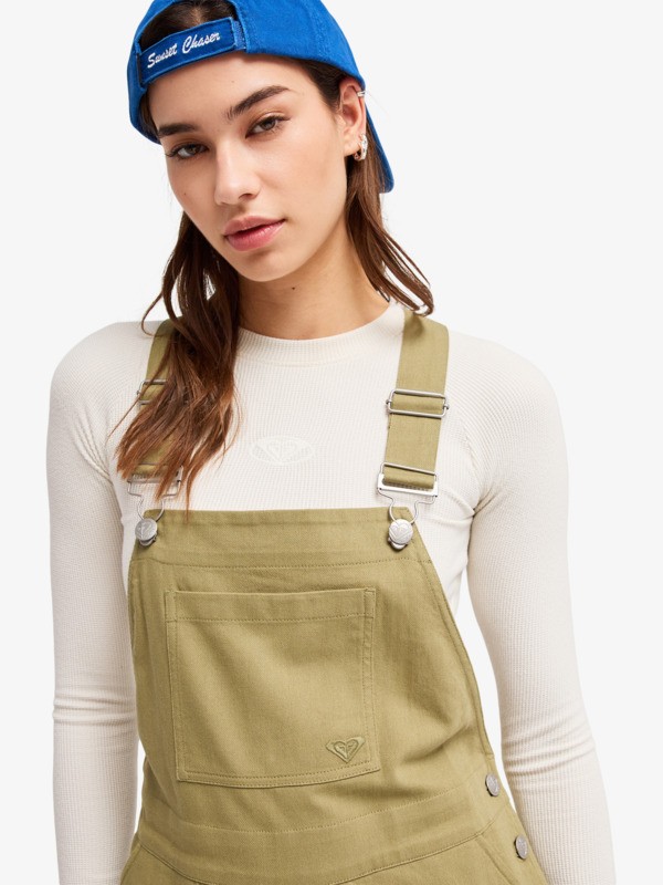 Trail Blazer Twill Salopette en sergé Vert Femme