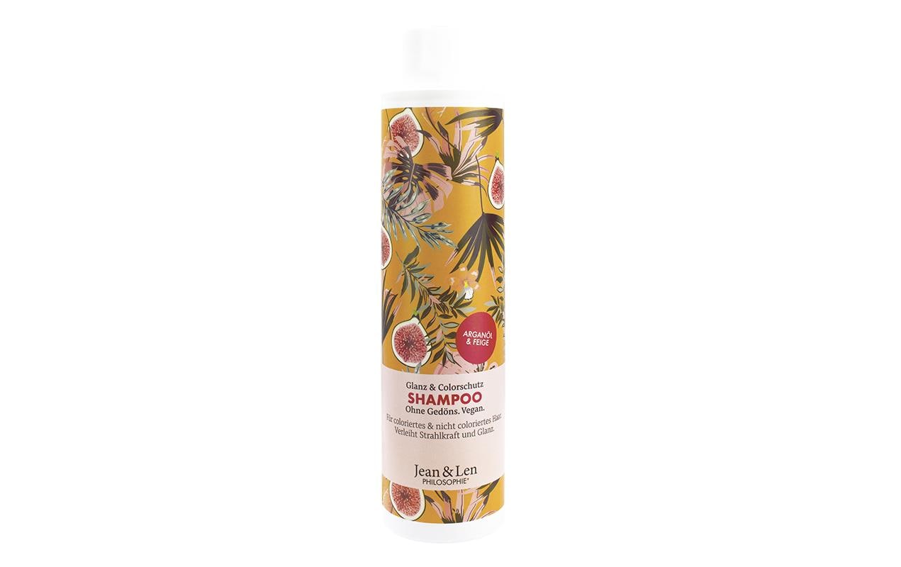 Shampoo Glanz & Colorschutz Arganöl/Feige 300 mlNatürliches und veganes Haarshampoo mit marokkanischem Arganöl
