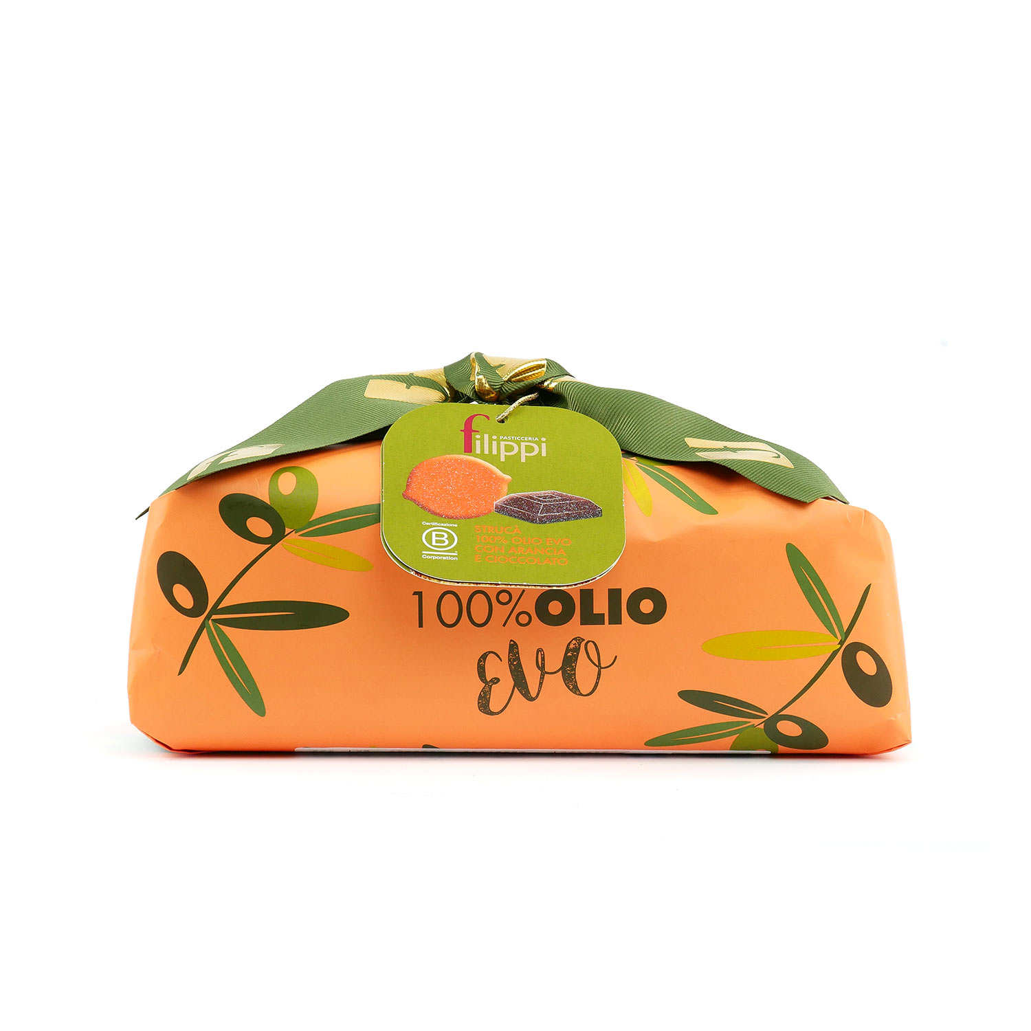 Lingot de Panettone à l'huile d'olive orange et chocolat fondant