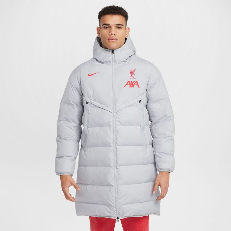 Liverpool Manteau d'Hiver Storm-FIT Coupe-Vent Primaloft Strike - Gris/Rouge