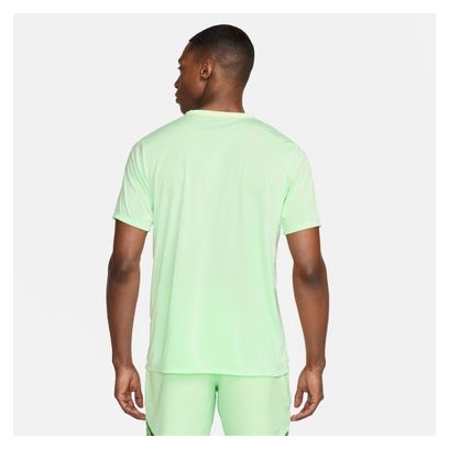 Maillot manches courtes Nike Rise 365 Vert Homme
