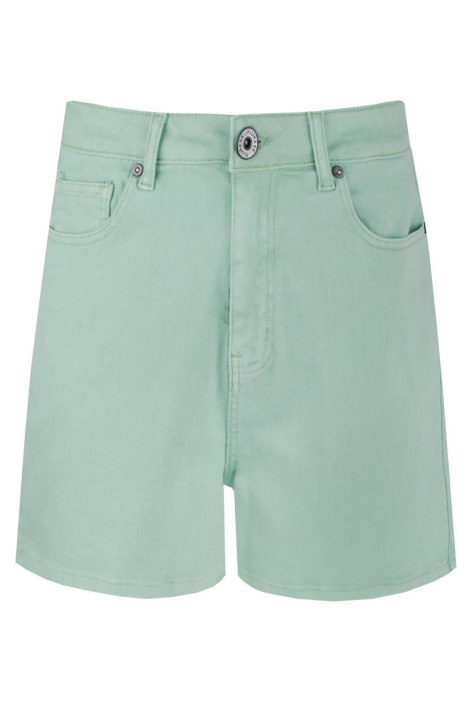 Fluresk groene dames korte broek