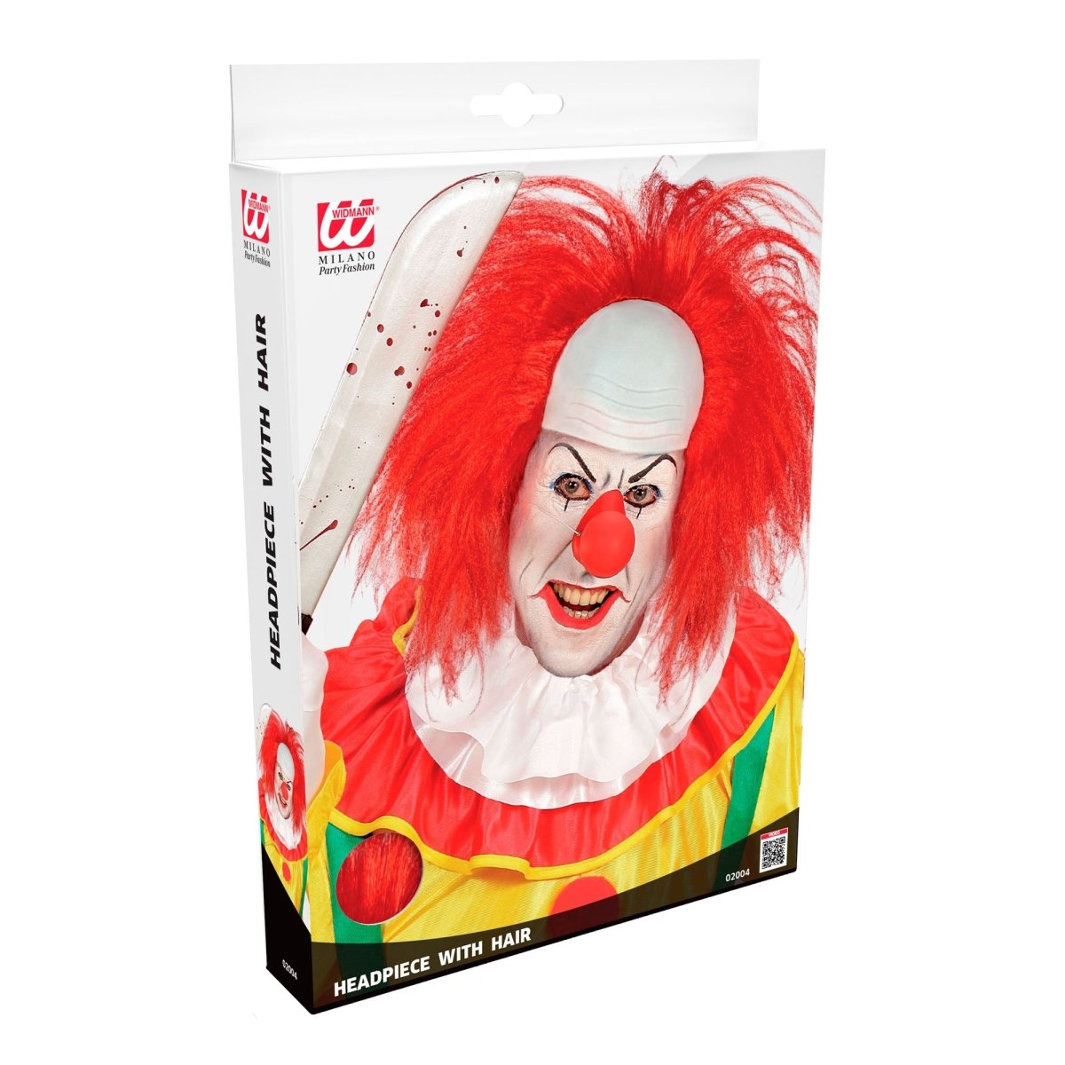 Halloween Pruik Rood Heren Clown