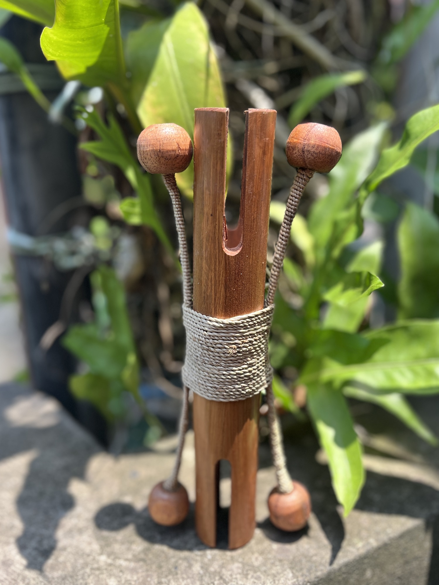 Balinesische Bambus-Klapper, H 25 cm, B 7 cm, L 4 cm günstig bestellen