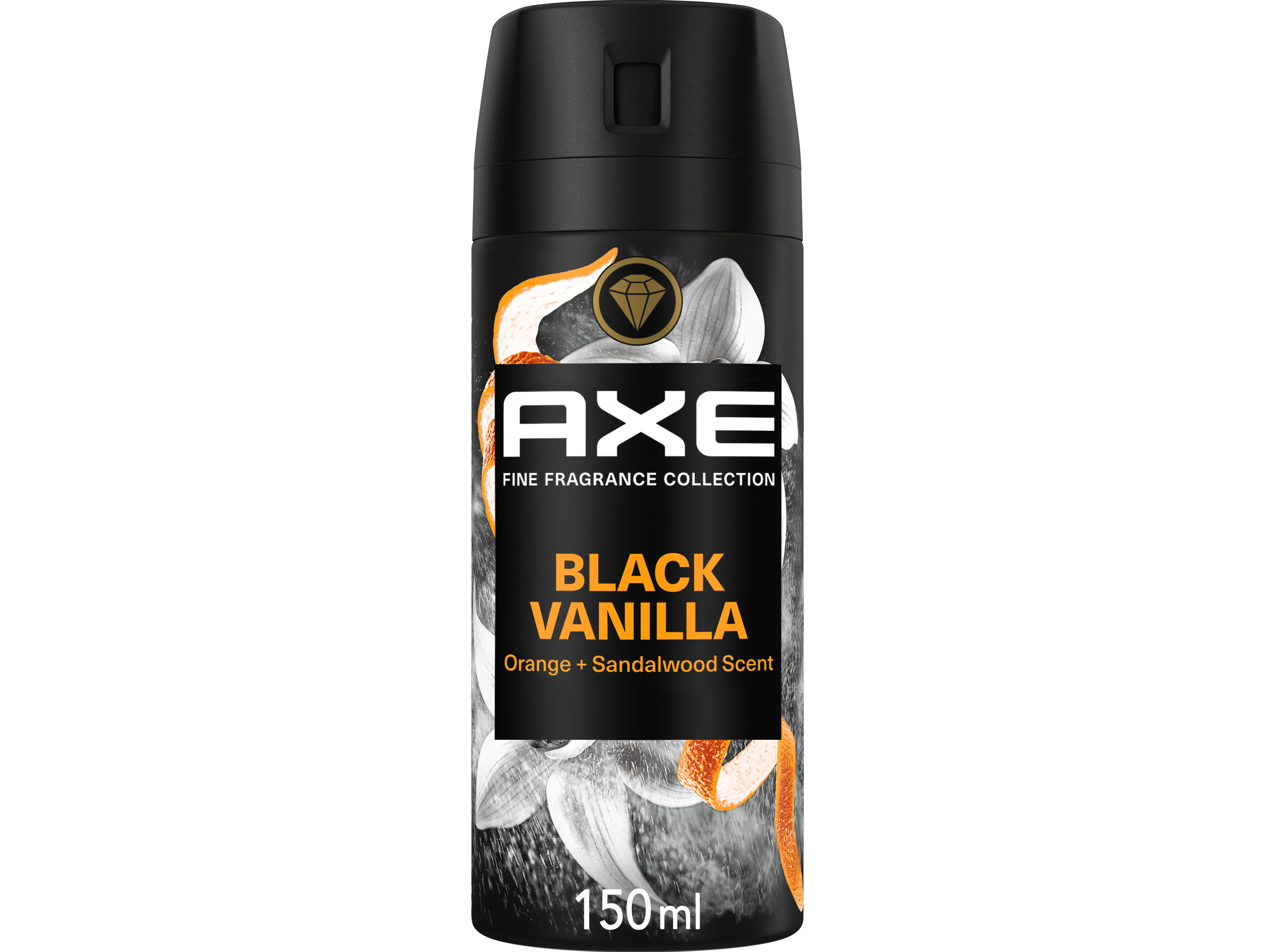 DESODORIZANTE SPRAY AXE BLACK VANILLA 150 ML