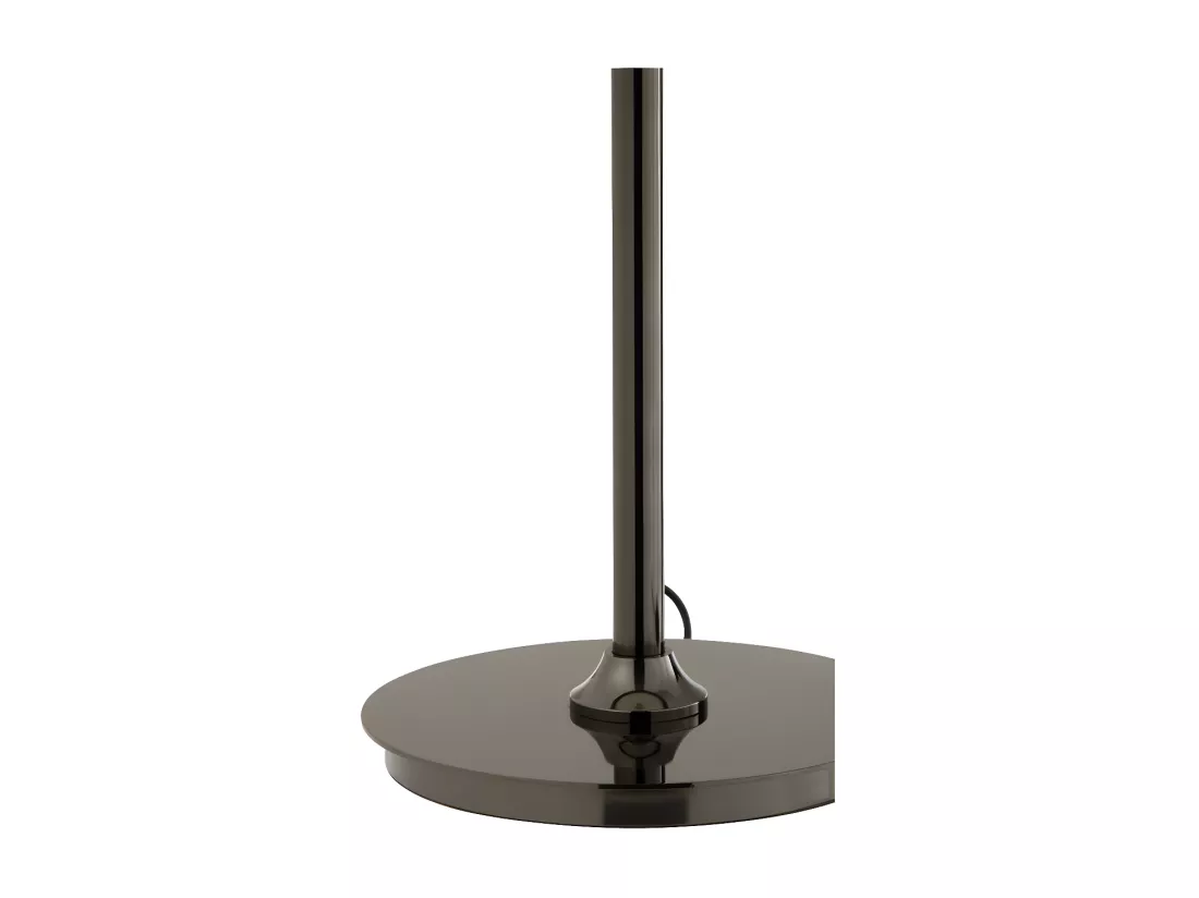 Lampe De Table Topja Verre/Metal Argent - L 24 x l 24 x H 44,5 cm