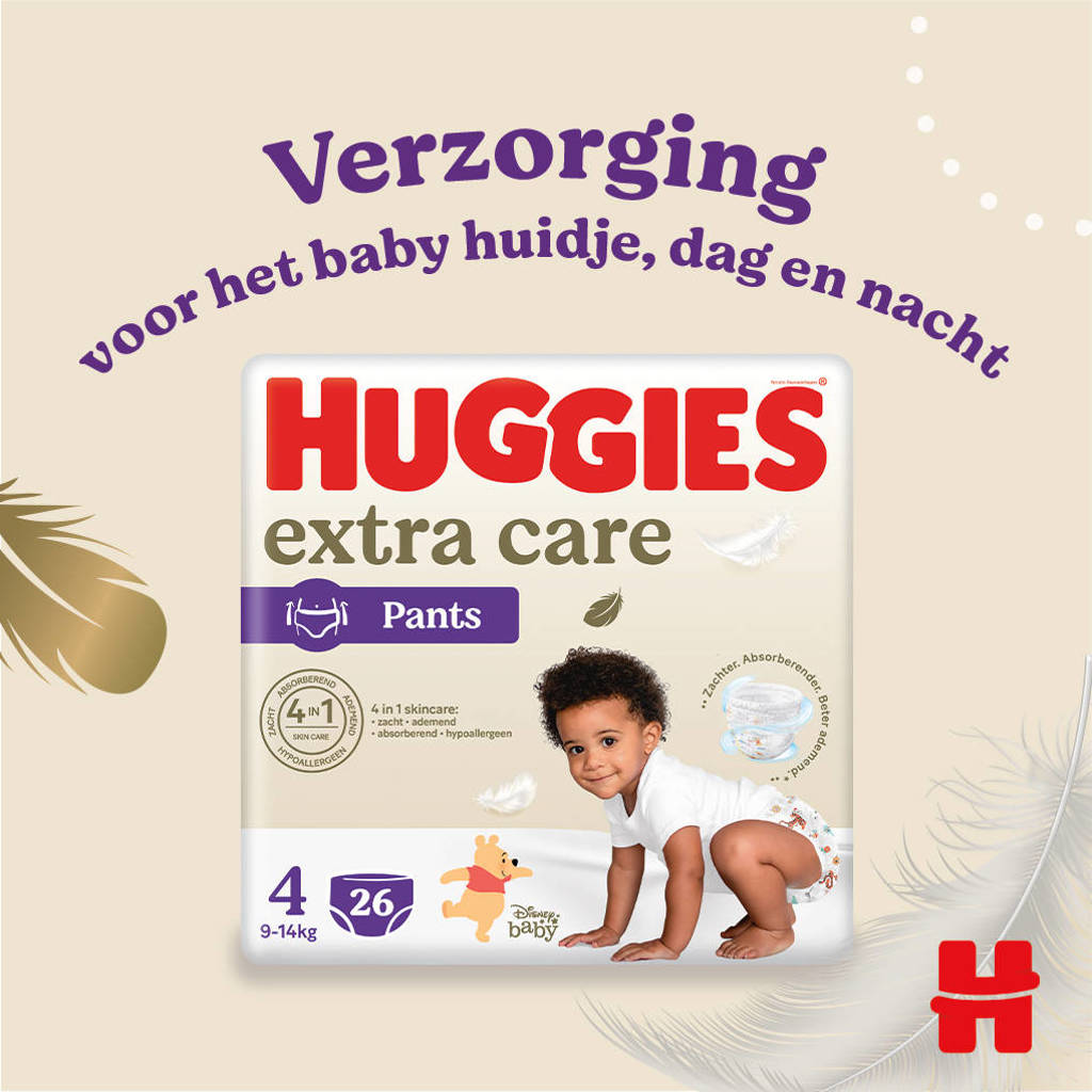 luierbroekjes - maat 4 (9 - 14 kg) - 104 stuks