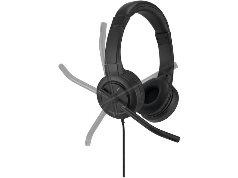 Kensington Headset H1000 USB-C Komfortabler USB-C Kopfhörer mit Mikrofon und passivem Noise-Cancelling