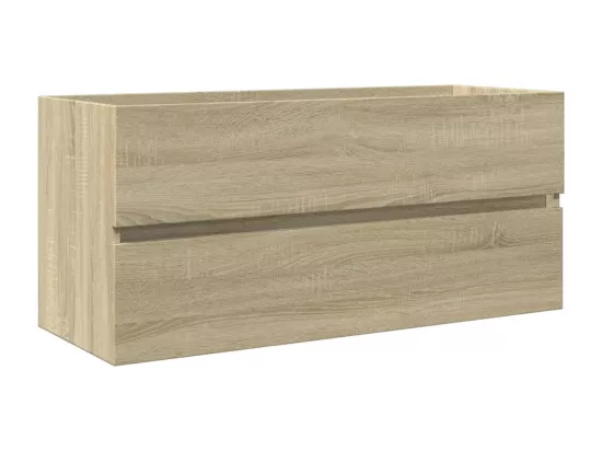 Armoire de lavabo de salle de bain chêne sonoma 100x38,5x45 cm
