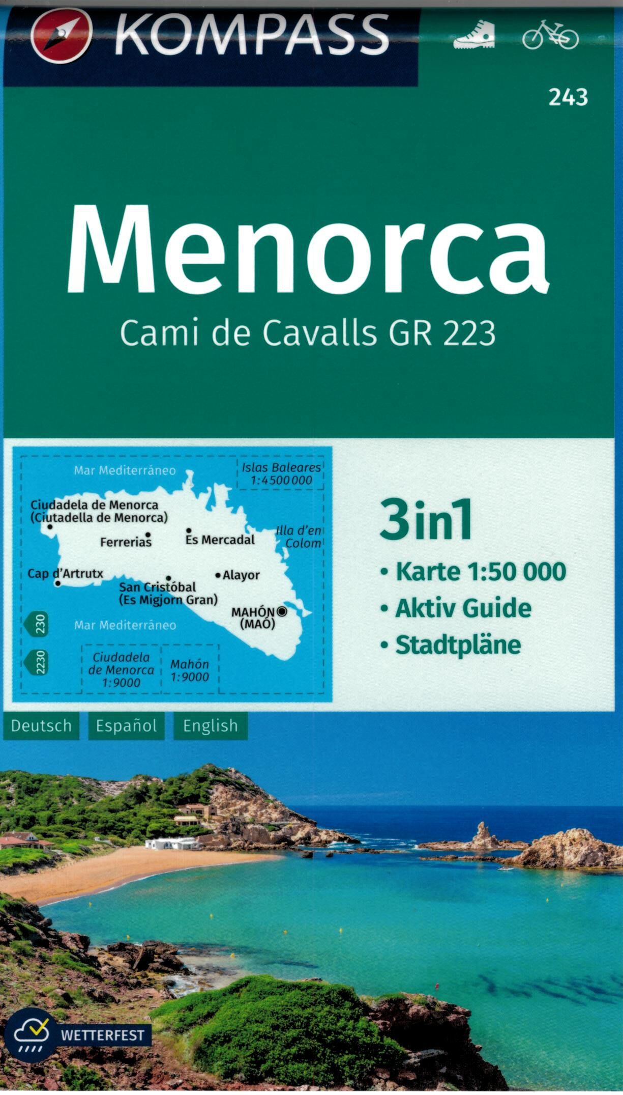 KOMPASS - 243 MENORCA 1 50 000