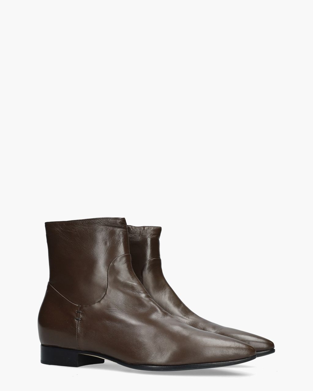 Pomme D'or Madalina Donkerbruin Dames Enkelboots