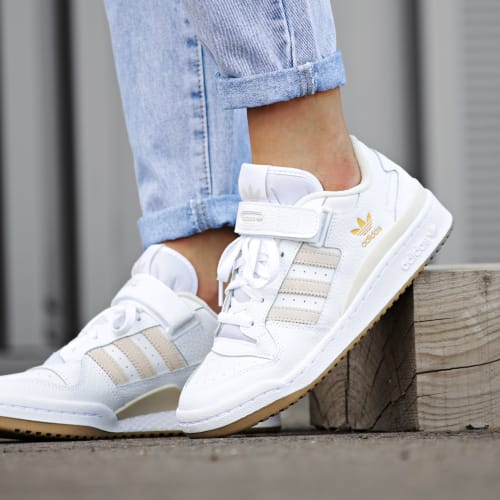 Baskets Femme Forum Low GY8555 Cloud White Wonder White Gum 4