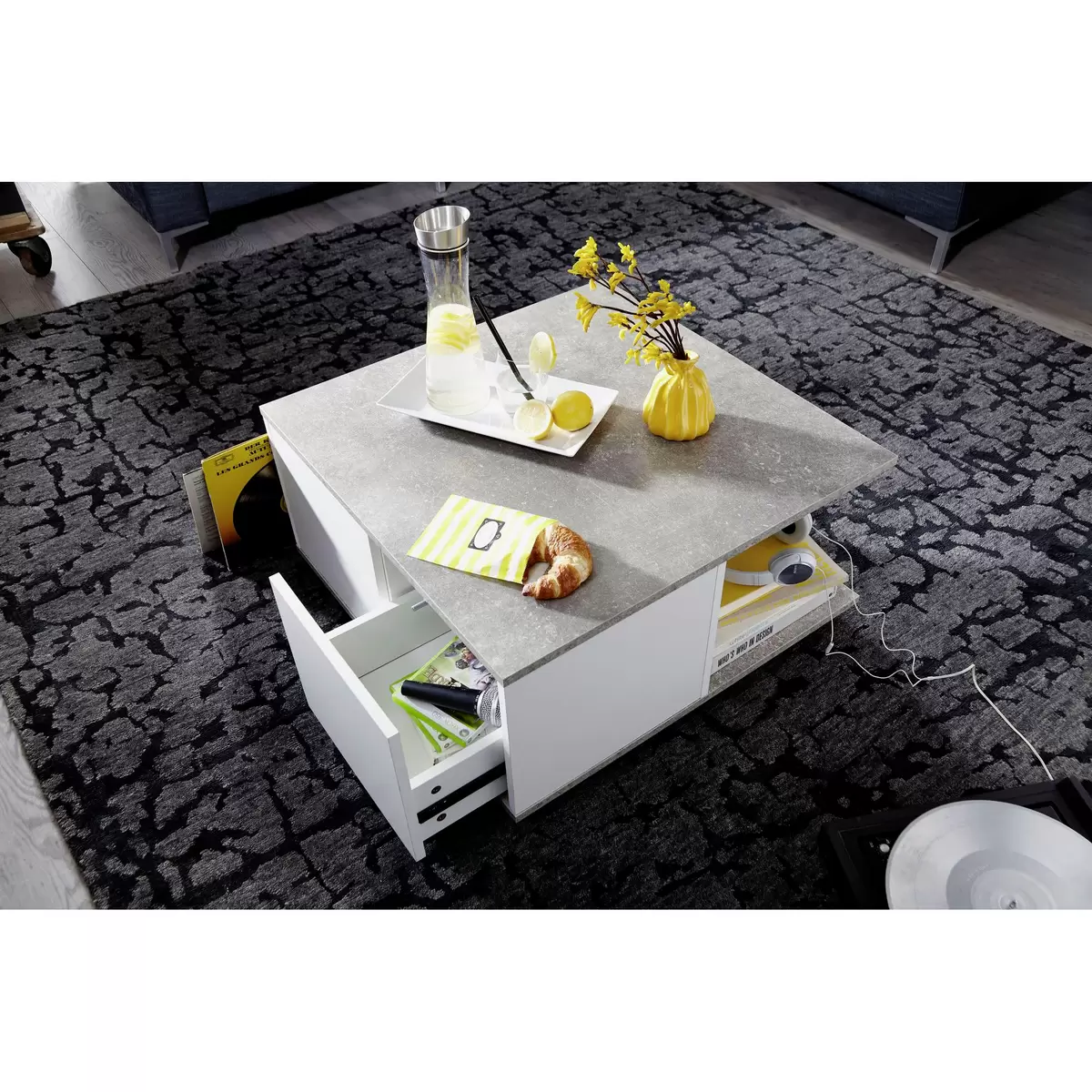 Couchtisch Rochefort Grau