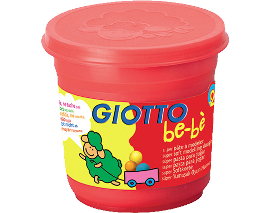 PASTA MODELAR GIOTTO BE-BÉ VERMELHO 220G