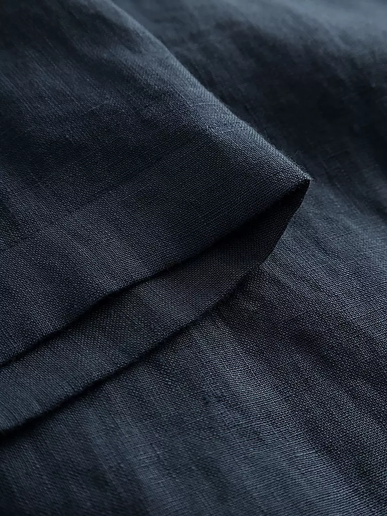 KNOWLEDGE COTTON APPAREL Leinenhemd blau