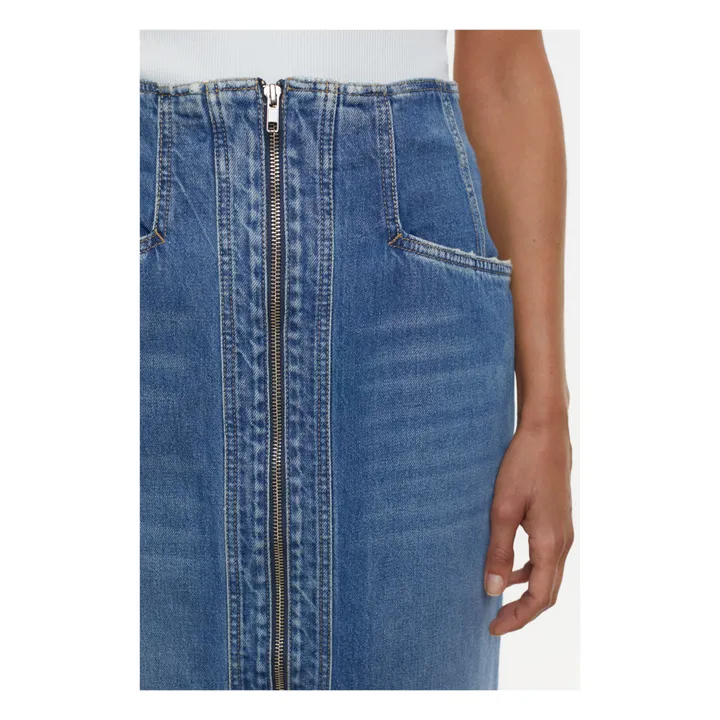 Closed Jupe Zippée Denim | Bleu