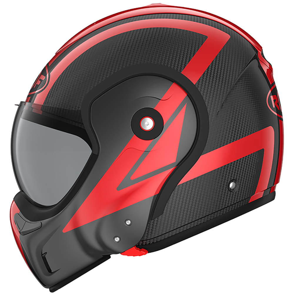 Roof - Casque Boxxer Carbon Dart Noir / Rouge
